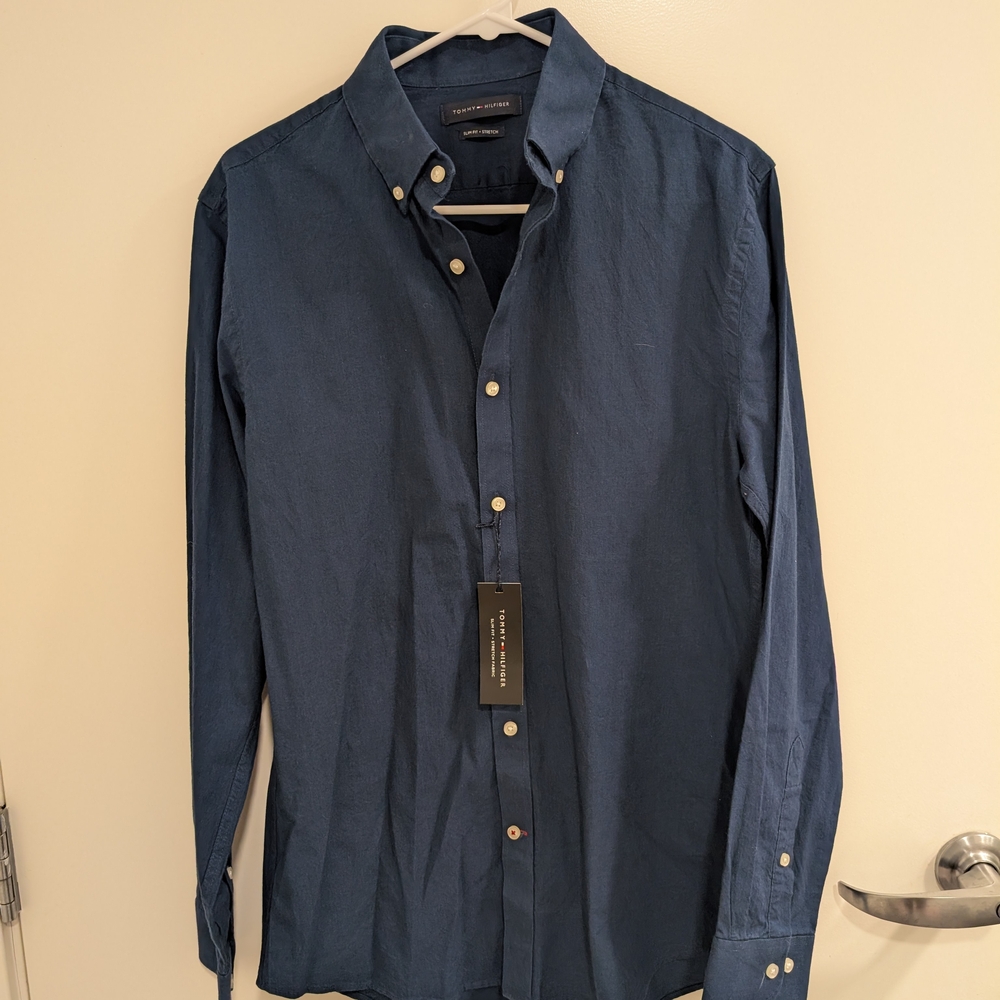 Navy Blue Men's Shirt